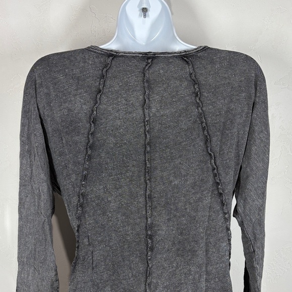 Affliction Women's Charcoal Long Sleeve Tee size small - Picture 8 of 11